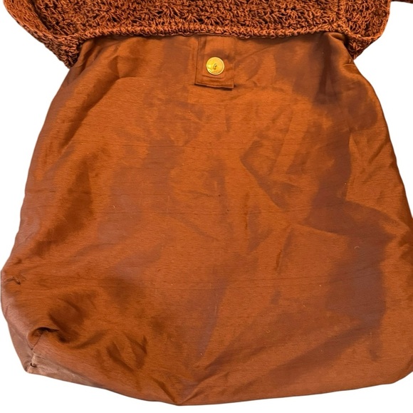 Brown Crochet‎ Crossbody Bag - Picture 6 of 6
